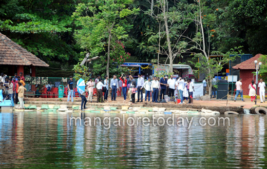 Anglers at Pilikula lake